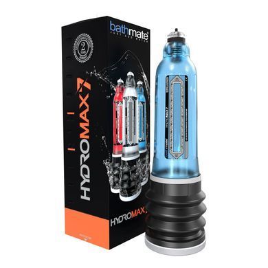Гидропомпа Bathmate Hydromax 7 X30 для мужчин голубая - фото