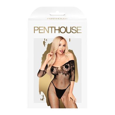 Бодістокінг з рукавами Penthouse High Profile Black S/L - фото
