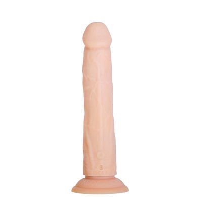Фалоімітатор з ротацією та пульсацією ADDICTION Naked 8" Rotating & Thrusting Dong Vanilla (20,3см) - фото