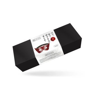 Кожаная маска на глаза Liebe Seele Wine Red Eye Mask бордовая