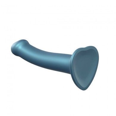 Насадка для страпона Strap-On-Me Mono Density Dildo Blue M (длина 18 см; диаметр 3,3 см) - фото