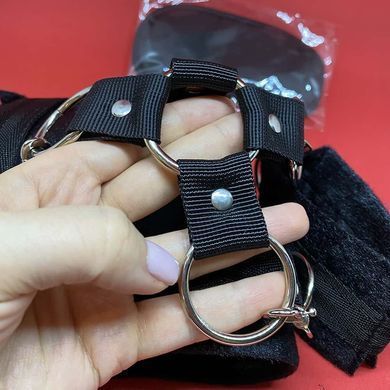 Крестовина и маска Fetish Tentation Cross Ankle and Wrist Straps - фото