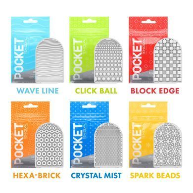 Мастурбатор TENGA Pocket Wave Line - фото