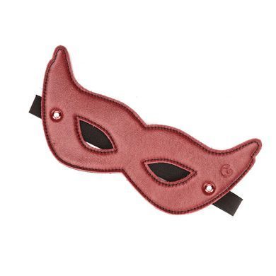 Кожаная маска на глаза Liebe Seele Wine Red Eye Mask бордовая