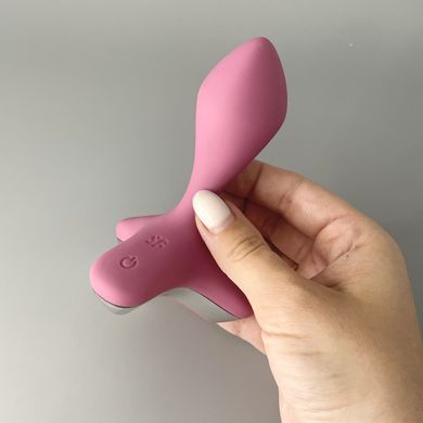 Анальна вібропробка Satisfyer Game Changer рожева 3,5 см (пом'ята упаковка) - фото