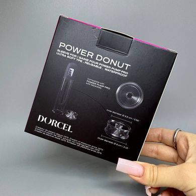 Насадка для вакуумной помпы Dorcel PUMP DONUT POUR POWER PUMP PRO, Прозрачный