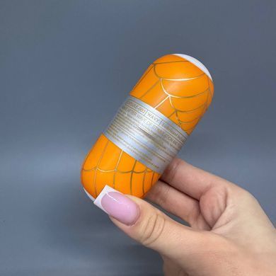 Мастурбатор-яйце Intimka Capsule Deep Throat twister помаранчевий - фото