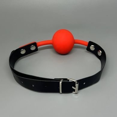 Кляп силиконовый Intimka No Words Black/Red - фото