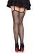 Чулки Leg Avenue Daisy Dot Fishnet Stockings One Size Black - фото товара
