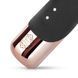 Вибратор-кролик с фрикциями Rosy Gold Rabbit Vibrator with thrusting function Black - фото товара
