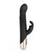 Вибратор-кролик с фрикциями Rosy Gold Rabbit Vibrator with thrusting function Black - фото товара