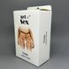 Кожаные трусики с цепочками Art of sex Cross black XS-M