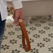 Регульований падл БДСМ LOCKINK Adjustable Slapper for Impact Play Brown - фото товару
