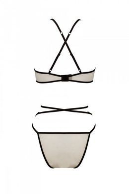 Комплект белья Passion CHIKA SET cream S/M - фото
