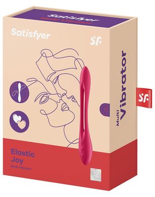 Satisfyer Elastic Joy - мультивибратор для пары Red - фото