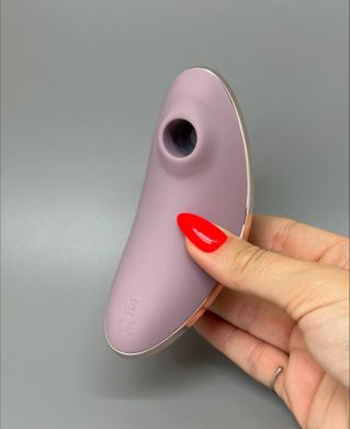 Satisfyer Vulva Lover 1 Violet вакуумный клиторальный вибратор 2в1 - фото