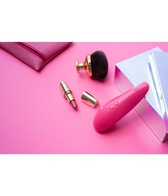 WOMANIZER Muse Pink Rose - вакуумный стимулятор клитора - фото