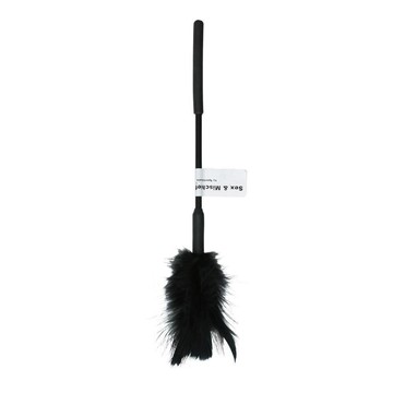 Мітелочка з натурального пір'я Sex And Mischief Feather Ticklers 7 inch, чорний
