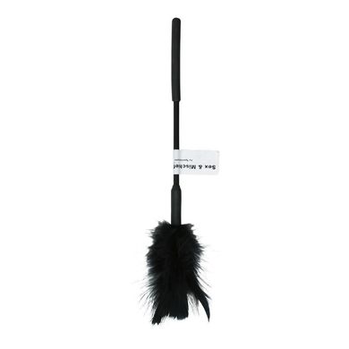 Метелочка из натуральных перьев Sex And Mischief Feather Ticklers 7 inch черная