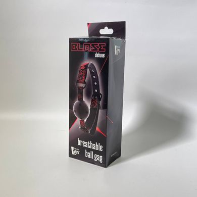 Кляп Dream toys BLAZE DELUXE BREATHABLE BALL GAG (пошкоджена упаковка) - фото