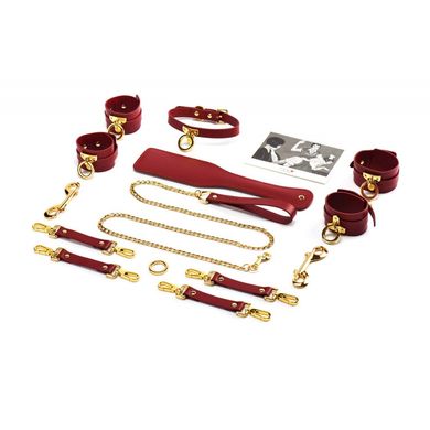 Набір для БДСМ у валізі Таємних Бажань UPKO Kinky Tools Set (6 предметів) червоний - фото