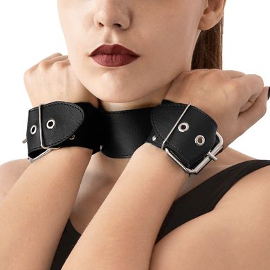 Нашийник з наручниками Art of Sex Bondage Collar with Handcuffs - фото