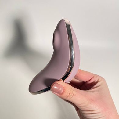 Satisfyer Vulva Lover 1 Violet вакуумный клиторальный вибратор 2в1 - фото