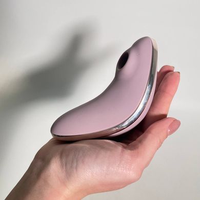 Satisfyer Vulva Lover 1 Violet вакуумний кліторальний вібратор 2в1 - фото