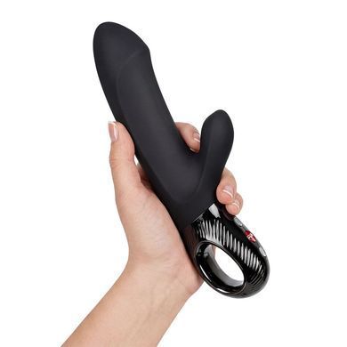 Пульсатор з вібрацією Fun Factory Bi Stronic Embrace Black чорний (м'яте паковання) - фото