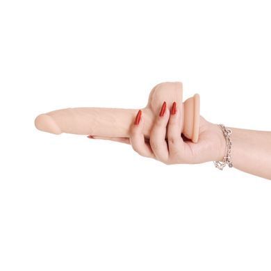 Фалоімітатор з пульсацією Addiction Naked 8.5&rdquo; Thruster Vanilla (21,6 см) - фото