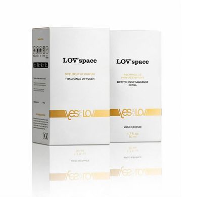 Автоматичний аромадифузор YESforLOV LOV'space + рефіл Bewitching Fragrance Refill 50 мл спокусливий - фото