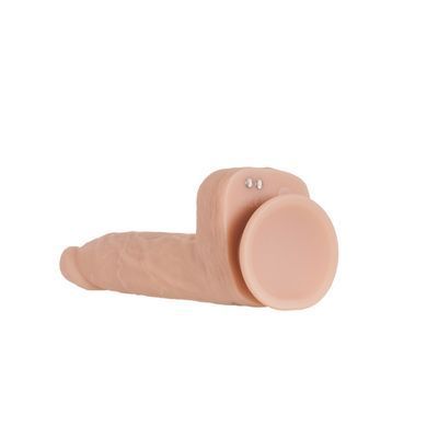Фалоімітатор з пульсацією Addiction Naked 8.5&rdquo; Thruster Vanilla (21,6 см) - фото