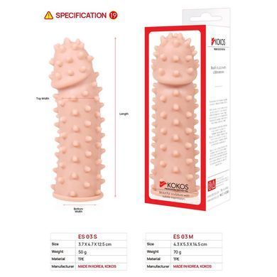 Насадка на пенис Kokos Extreme Sleeve ES 03-S - фото