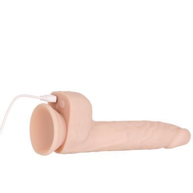 Фалоімітатор з пульсацією Addiction Naked 8.5&rdquo; Thruster Vanilla (21,6 см) - фото