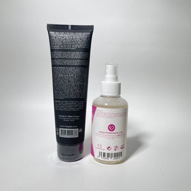 Набор: анально-вагинальная смазка MixGliss MAX Nature (150 мл) + спрей дезинфектор Femintimate (150 мл)