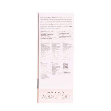 Фалоімітатор з пульсацією Addiction Naked 8.5&rdquo; Thruster Vanilla (21,6 см) - фото