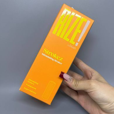 Наскрізний мастурбатор Blush Strokez Masturbator Clear - фото