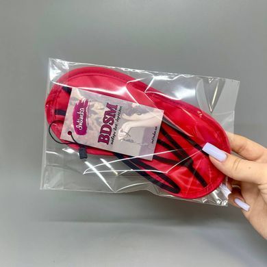 Пов'язка-маска на очі  Intimka red - фото
