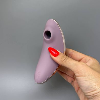 Satisfyer Vulva Lover 1 Violet вакуумний кліторальний вібратор 2в1 - фото