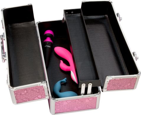 Кейс для хранения BMS Factory Large Lokable Vibrator Case Pink - фото