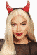 Ріжки диявола Leg Avenue Sequin devil horns Red