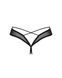 Трусики Obsessive Roxelia crotchless thong XL/2XL черные