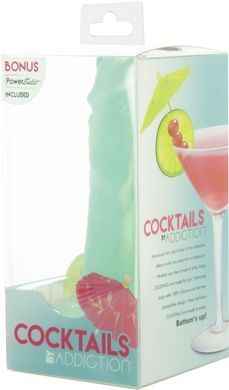 Фаллоимитатор на присоске Addiction Cocktails Mint Mojito (14 см) - фото