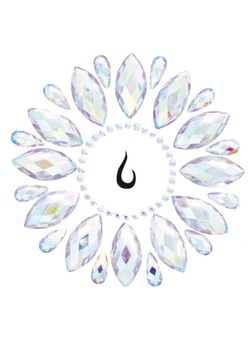 Наклейка на тело из кристаллов Leg Avenue Fluer body jewels sticker - фото