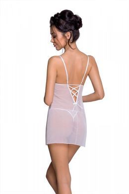 Еротична сорочка Passion LOVELIA CHEMISE white S/M