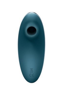 Satisfyer Vulva Lover 1 Blue вакуумный клиторальный вибратор 2-в-1 - фото