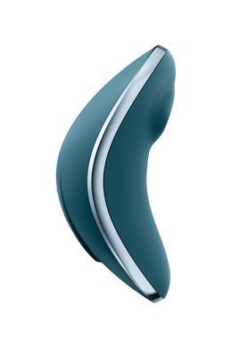 Satisfyer Vulva Lover 1 Blue вакуумный клиторальный вибратор 2-в-1 - фото