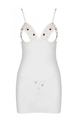 Еротична сорочка Passion LOVELIA CHEMISE white S/M