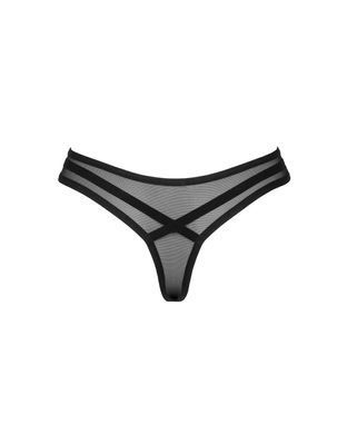 Трусики Obsessive Roxelia thong XS/S черные