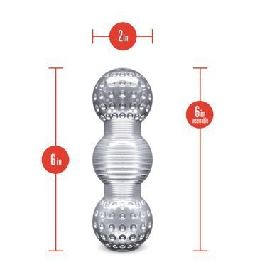 Мастурбатор Blush Feelz Multi-Textured Chamber Stroker Clear - фото